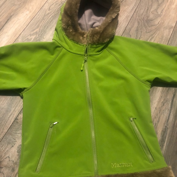 Marmot Fur Trimmed Soft Shell Jacket Women’s M - Picture 3 of 7